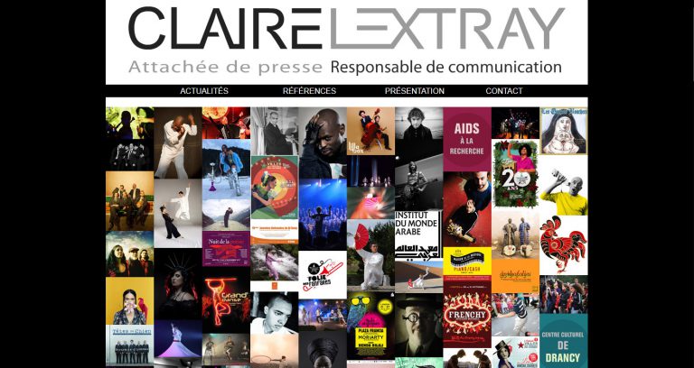 Site de Claire Lextray - Attachée de Presse spécialisée en Musique et Culture