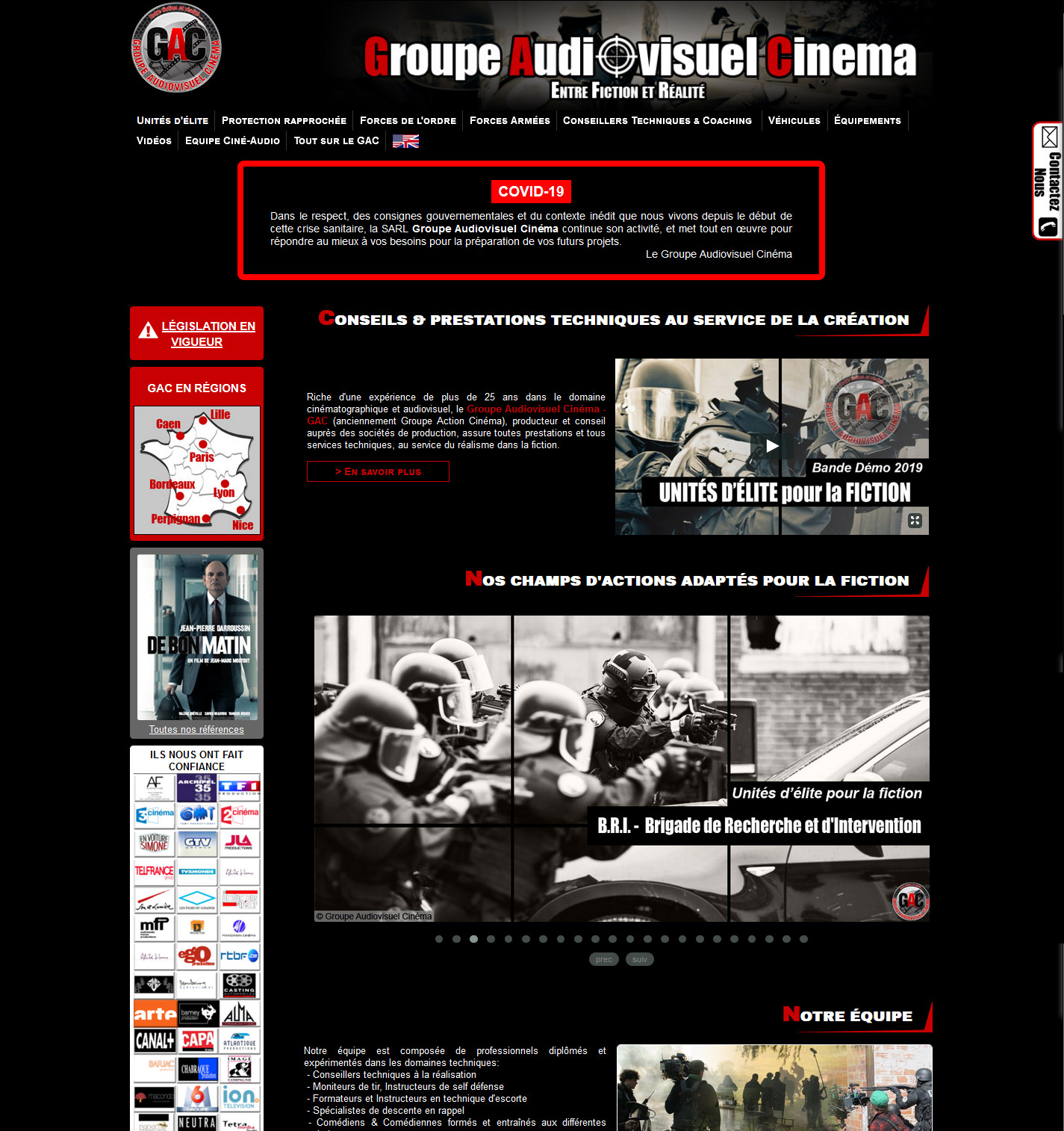 Site du Groupe Audiovisuel Cinéma